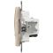 Розетка телефонна RJ11 + комп’ютерна RJ45 кат.6 Schneider Electric бежева Sedna Design & Elements