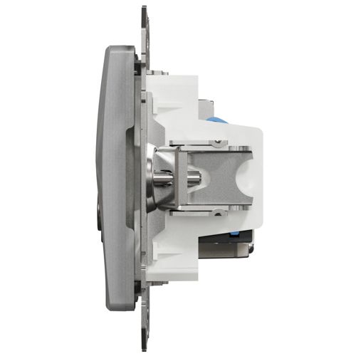 Розетка TV + RJ45 кат.6 UTP Schneider Electric алюміній Sedna Design