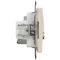 Розетка TV + RJ45 кат.6 UTP Schneider Electric бежева Sedna Design