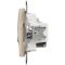 Розетка TV + RJ45 кат.6 UTP Schneider Electric бежева Sedna Design