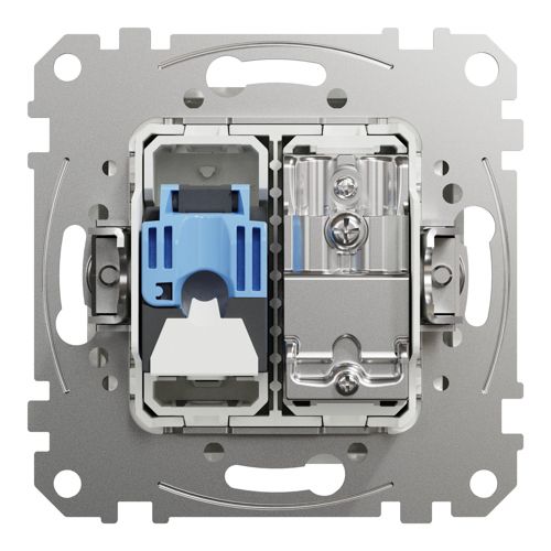 Розетка TV + RJ45 кат.6 UTP Schneider Electric біла Sedna Design