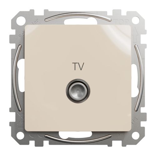 Розетка TV кінцева 4 dB Schneider Electric бежева Sedna Design