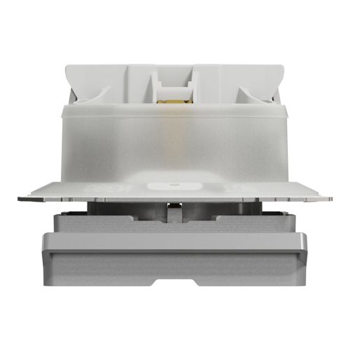 Розетка з заземленням, шторками та кришкою IP44 Schneider Electric алюміній Sedna Design
