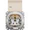 Розетка з заземленням, шторками та кришкою IP44 Schneider Electric бежева Sedna Design