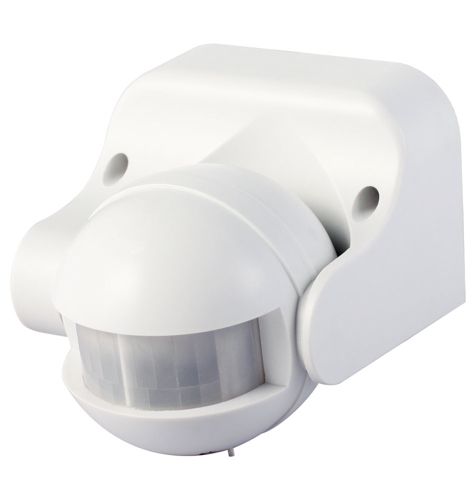 Датчик руху E.NEXT e.sensor.pir.09.white 180° IP44 білий