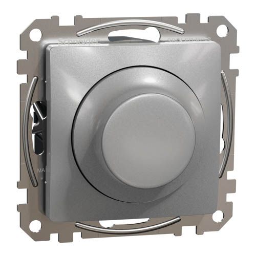 Світлорегулятор LED поворотний Schneider Electric RC 3-370Вт Sedna Design & Elements алюміній без рамки