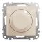 Світлорегулятор LED поворотний Schneider Electric RC 3-370Вт Sedna Design & Elements бежевий без рамки