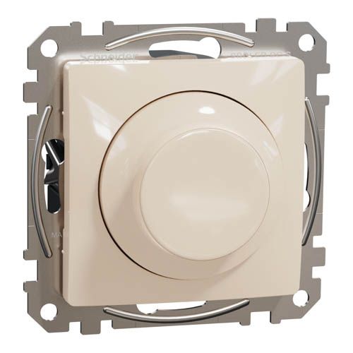 Світлорегулятор LED поворотний Schneider Electric RC 3-370Вт Sedna Design & Elements бежевий без рамки