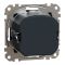 Світлорегулятор LED поворотний Schneider Electric RC 3-370Вт Sedna Design & Elements чорний без рамки