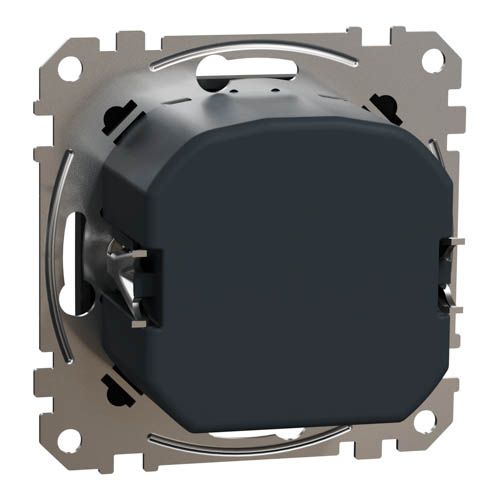 Світлорегулятор LED поворотний Schneider Electric RC 3-370Вт Sedna Design & Elements чорний без рамки