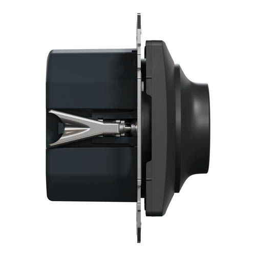 Світлорегулятор LED поворотний Schneider Electric RC 3-370Вт Sedna Design & Elements чорний без рамки