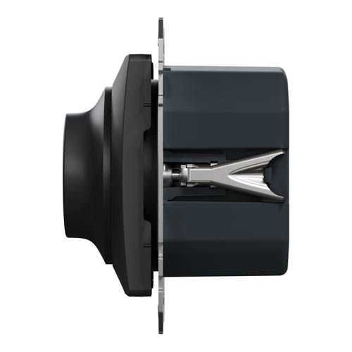 Світлорегулятор LED поворотний Schneider Electric RC 3-370Вт Sedna Design & Elements чорний без рамки
