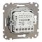 Світлорегулятор LED поворотний Schneider Electric RC/RL 5-200Вт Sedna Design алюміній без рамки