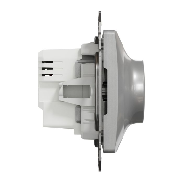 Світлорегулятор LED поворотний Schneider Electric RC/RL 5-200Вт Sedna Design алюміній без рамки