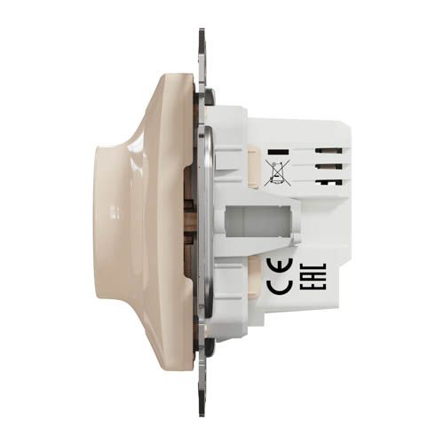 Світлорегулятор LED поворотний Schneider Electric RC/RL 5-200Вт Sedna Design бежевий без рамки