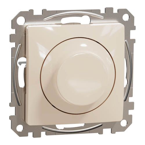 Світлорегулятор LED поворотний Schneider Electric RC/RL 5-200Вт Sedna Design бежевий без рамки