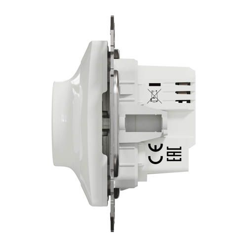 Світлорегулятор LED поворотний Schneider Electric RC/RL 5-200Вт Sedna Design білий без рамки
