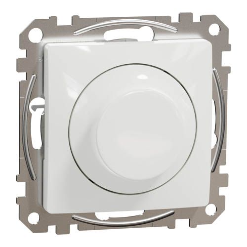 Світлорегулятор LED поворотний Schneider Electric RC/RL 5-200Вт Sedna Design білий без рамки