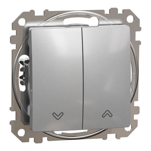 Вимикач для жалюзі Schneider Electric Sedna Design алюміній