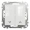 Вимикач для жалюзі Schneider Electric Sedna Design білий