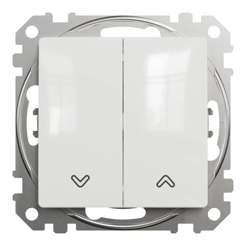 Вимикач для жалюзі Schneider Electric Sedna Design білий