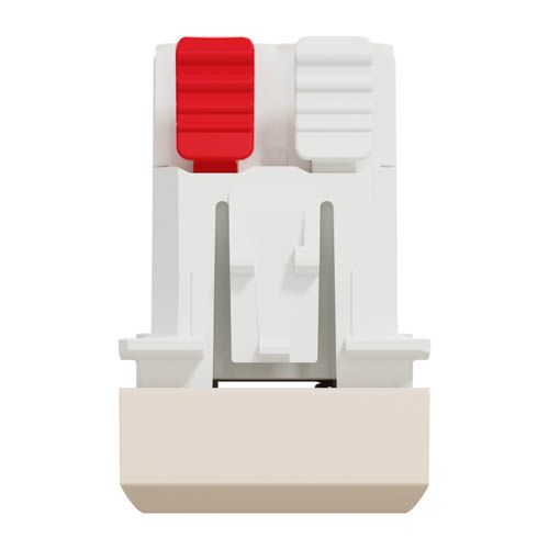 Вимикач освітлення одноклавішний Schneider Electric (1 модуль) 10А Unica New бежевий