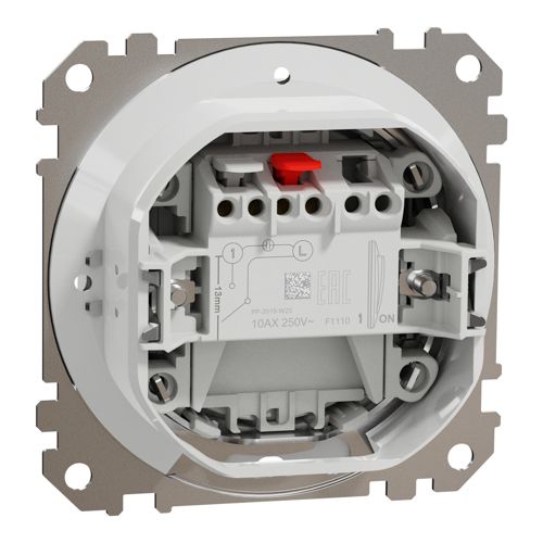 Вимикач освітлення одноклавішний Schneider Electric IP44 Sedna Design білий