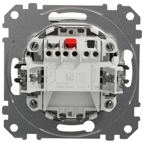 Вимикач освітлення одноклавішний Schneider Electric Sedna Design білий